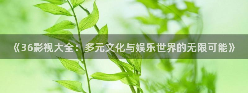 小小影视官网最新版本：《36影视大全：多元文化与娱乐世界的无限可能》